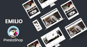 Emilio Responsive PrestaShop 1.6 1.7 Electronic Fashion Shopping - Multi Store 6 Homes